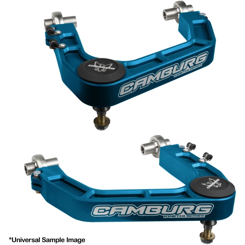 Camburg CAM-210099-BLU, Chevy/GMC 1500 2WD/4WD 19-23 KINETIK V2 Performance Billet Uniball Upper Arms (King Blue)