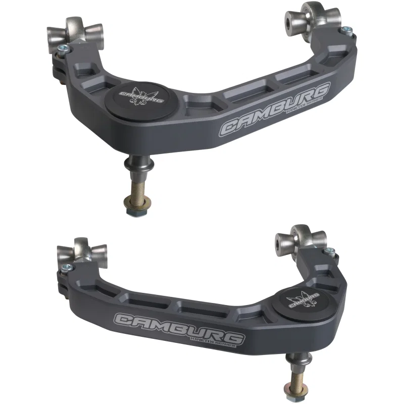 Camburg CAM-110230-GRY, Ford F-150 2WD/4WD 04-20 KINETIK V2 Performance Billet Uniball Upper Arms