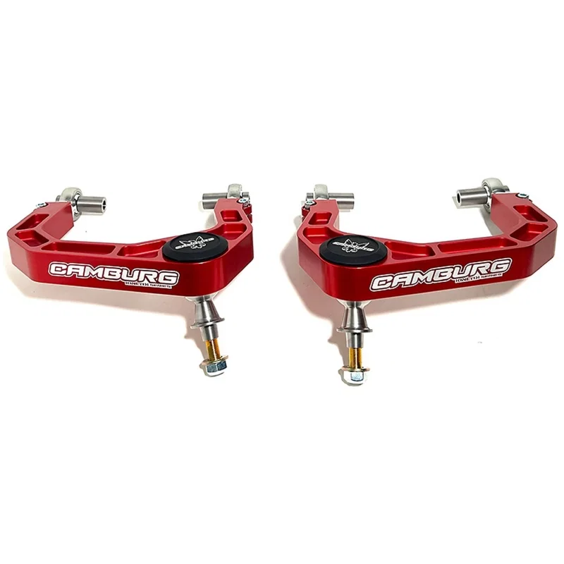 Camburg CAM-110214-RED, Ford Bronco 21-23 KINETIK V2 Performance Billet Uniball Upper Arms (Red)