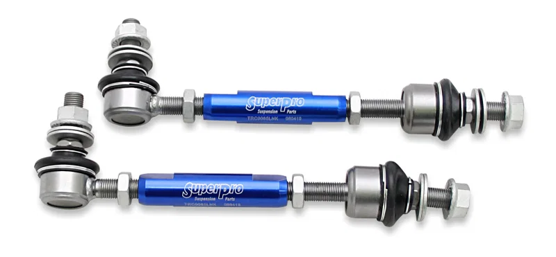 Superpro TRC1285V, 2003 Lexus GX470 Base Rear HD Adjustable End Link Set - 12mm Studs