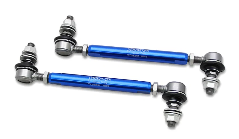 Superpro TRC12160, 2013 Scion FR-S Base Front HD Adjustable End Link Set (12mm Studs 210mm-260mm Length)