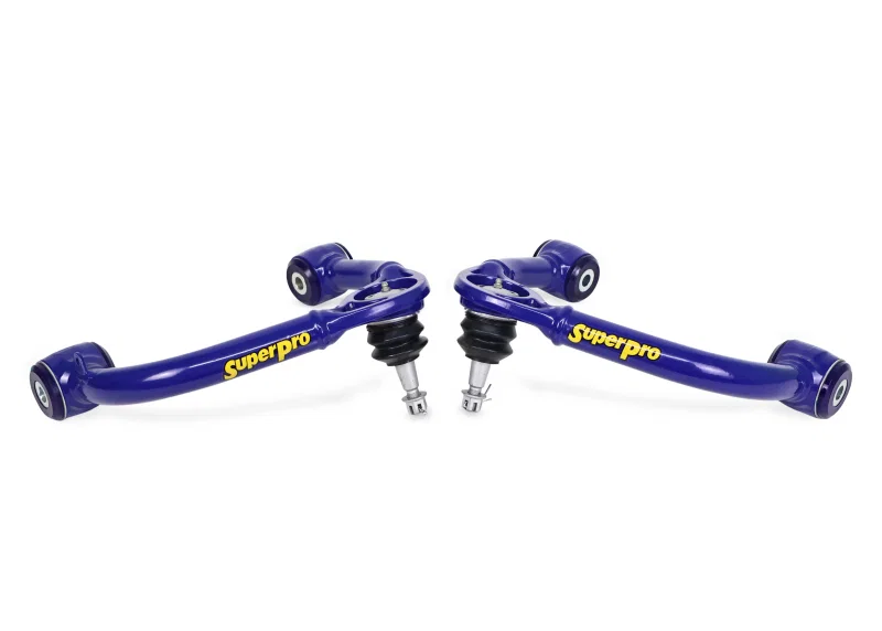 Superpro TRC6675, 2021+ Ford F150 Fixed Offset Front Upper Control Arm Set