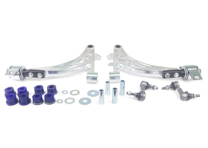 Superpro ALOY0020K, 02-05 Subaru Impreza WRX / 04-06 WRX STI Front Lower Alloy Control Arm Kit