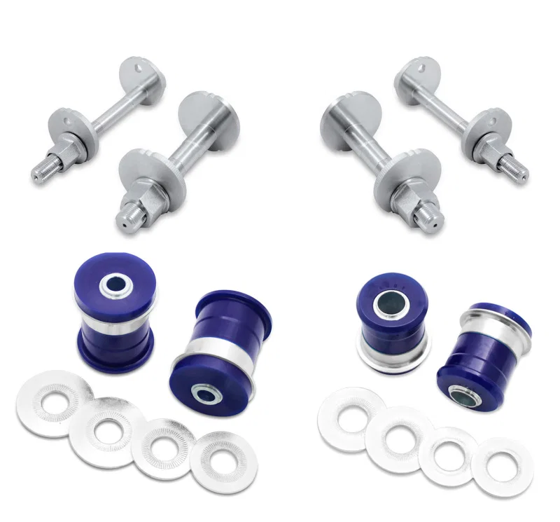 Superpro TRC120LCAADJ, Base Front Lower Inner Control Arm Offset Bushing and Camber Pin Set for Toyota and Lexus