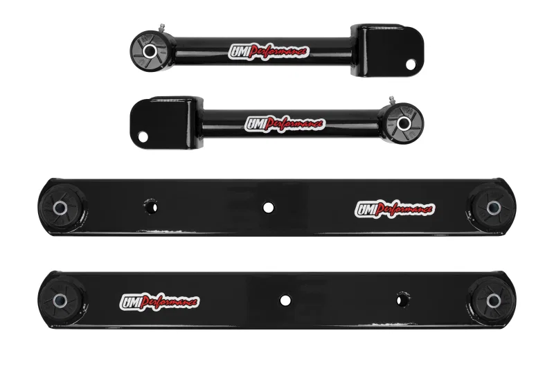 UMI Performance 402118-B, 64-67 GM A-Body Rear Control Arm Kit Fully Boxed Lowers