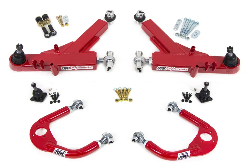 UMI Performance 230910-R, 93-02 GM F-Body A-Arm Kit Road Race Boxed Lower + Adj Upper