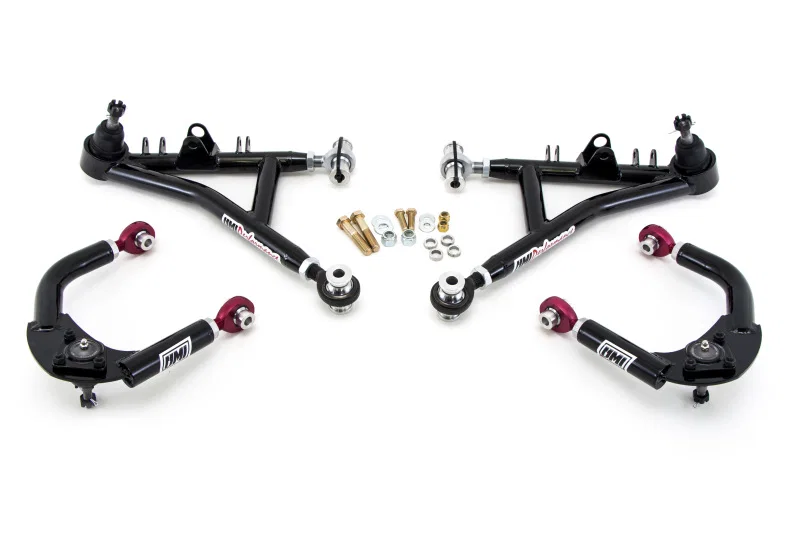 UMI Performance 231716-B, 93-02 GM F-Body Front A-arm Kit Adjustable CrMo Drag Race