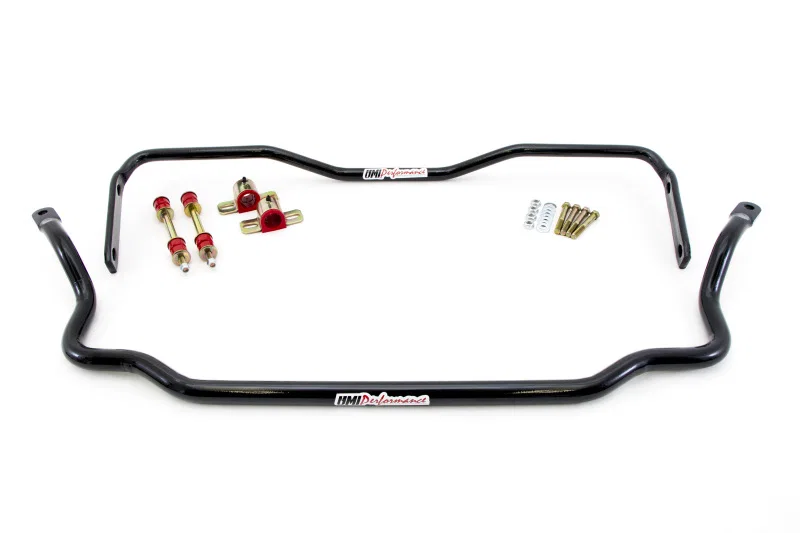 UMI Performance 303534-B, 78-88 GM G-Body Solid Front & Rear Sway Bar Kit