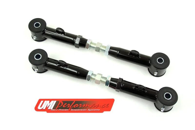 UMI Performance 2523-B, 08-09 Pontiac G8 10-14 Camaro Toe Rods Adj Poly