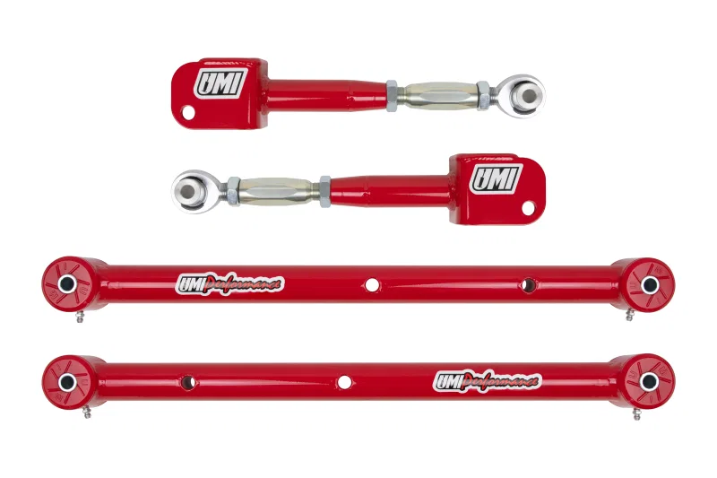UMI Performance 401519-R, 64-67 GM A-Body Lower Control Arm & Adjustable Upper Control Arm Kit