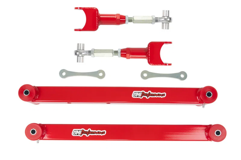 UMI Performance 361517-R, 78-96 GM B-Body Boxed Lower Control Arm & Adjustable Upper Control Arm Kit