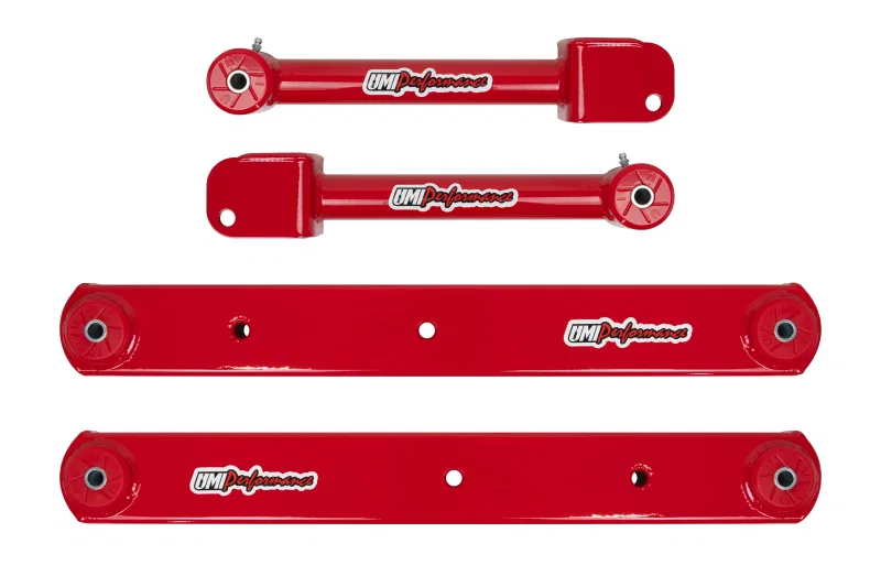 UMI Performance 402118-R, 64-67 GM A-Body Rear Control Arm Kit Fully Boxed Lowers