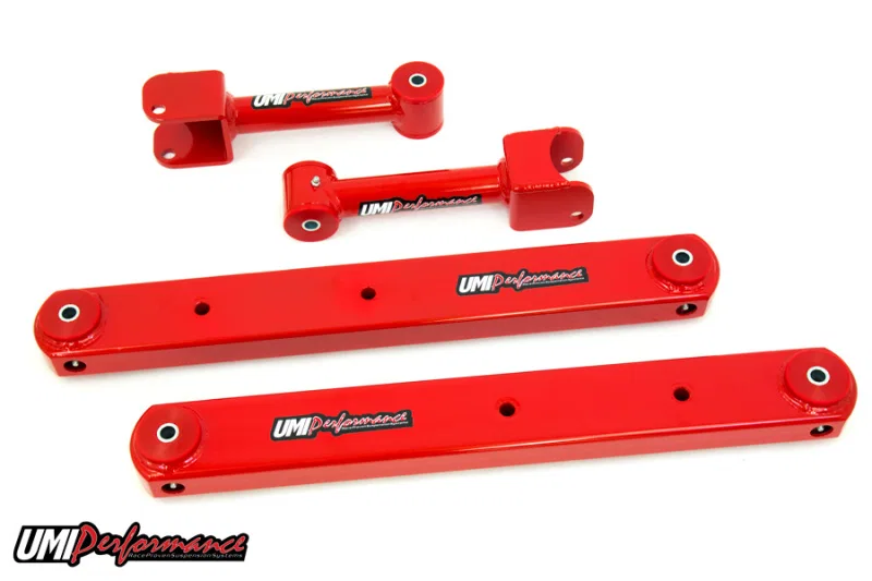 UMI Performance 302116-R, 78-88 GM G-Body Rear Control Arm Kit Fully Boxed Lowers