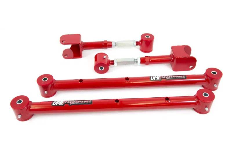 UMI Performance 401526-R, 64-67 GM A-Body Lower Control Arm & Adjustable Upper Control Arm Kit