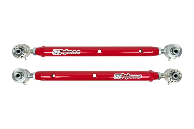 UMI Performance 4043-R, 64-72 A-Body Double Adjustable Lower Control Arms- w/ Roto-Joints