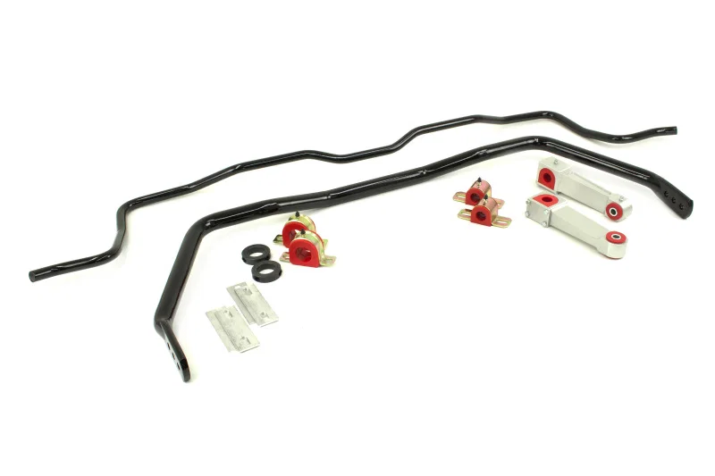UMI Performance 101213-B, 05-14 Ford Mustang Front & Rear Sway Bar Kit