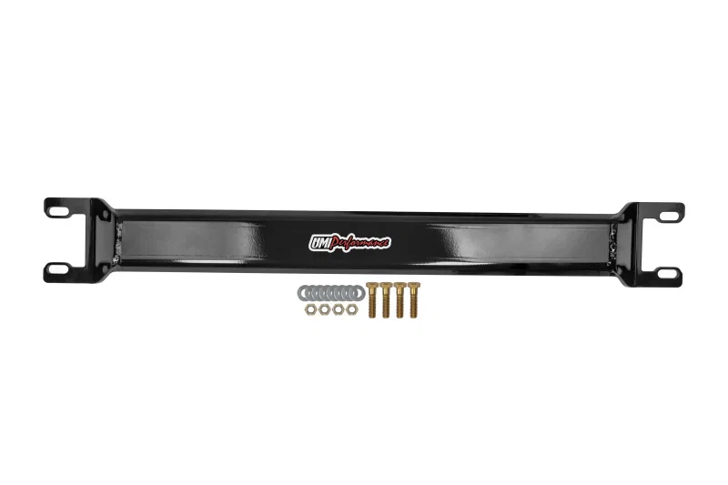 UMI Performance 4065-B, 64-72 GM A-Body Rear Shock Tower Brace - Black for Chevrolet El Camino