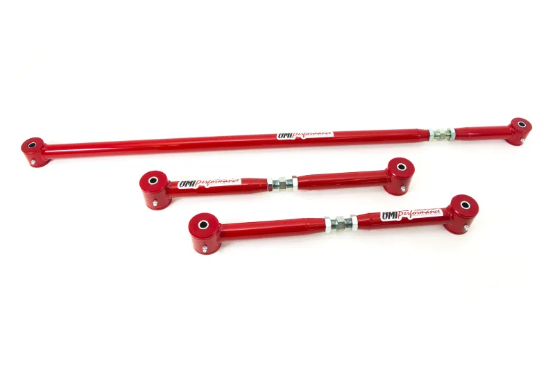 UMI Performance 201829-R, 82-02 GM F-Body On-Car Adjustable Lower Control Arm & Panhard Bar Kit