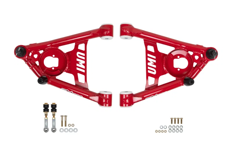 UMI Performance 4032-R, 64-72 GM A-Body Tubular Front Lower A-Arms Delrin Bushings