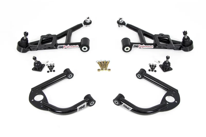 UMI Performance 230511-B, 93-02 GM F-Body Front A-Arm Kit Non-Adjustable Street