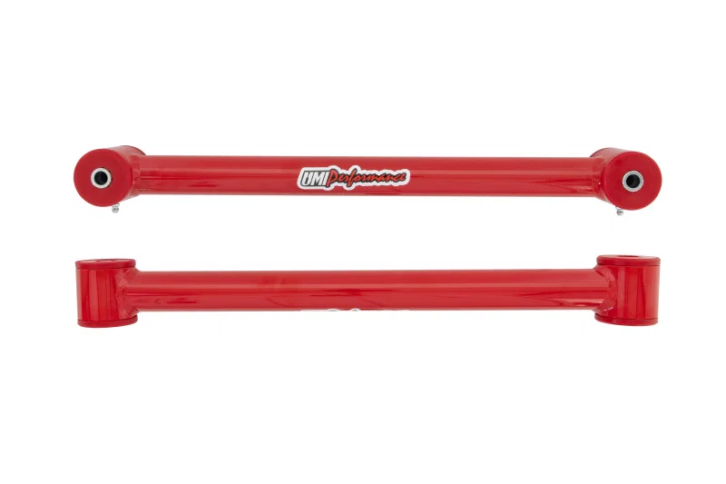 UMI Performance 2015-R, 82-02 GM F-Body Tubular Non-Adjustable Lower Control Arms - Red