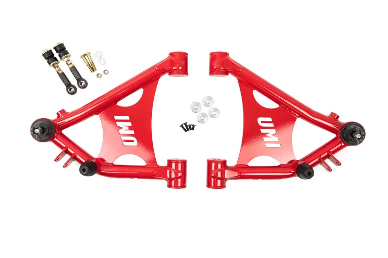 UMI Performance 2051-R, 82-92 GM F-Body Front Lower A-arms Polyurethane Coilover Specific