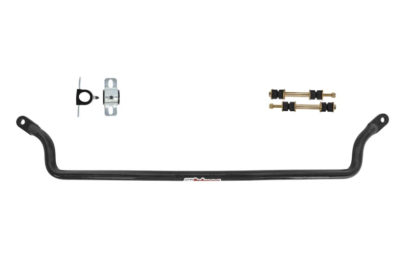 UMI Performance 3668-B, 65-70 Chevy B-Body Front Sway Bar Solid - 1-1/8 - Black