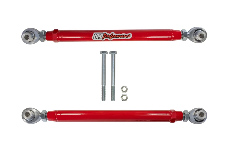 UMI Performance 2545-R, 16-24 Chevrolet Camaro Alignment Toe Arm - Red