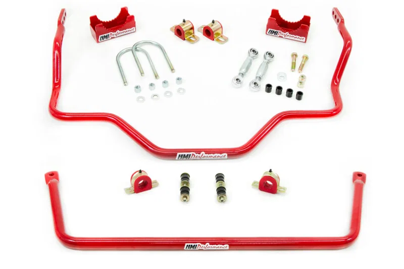 UMI Performance 644043-R, 73-87 GM C10 Front and Rear Sway Bar Kit