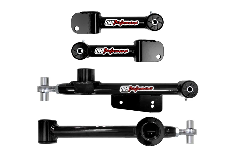 UMI Performance 101416-B, 99-04 Ford Mustang Upper & Lower Rear Control Arms Kit