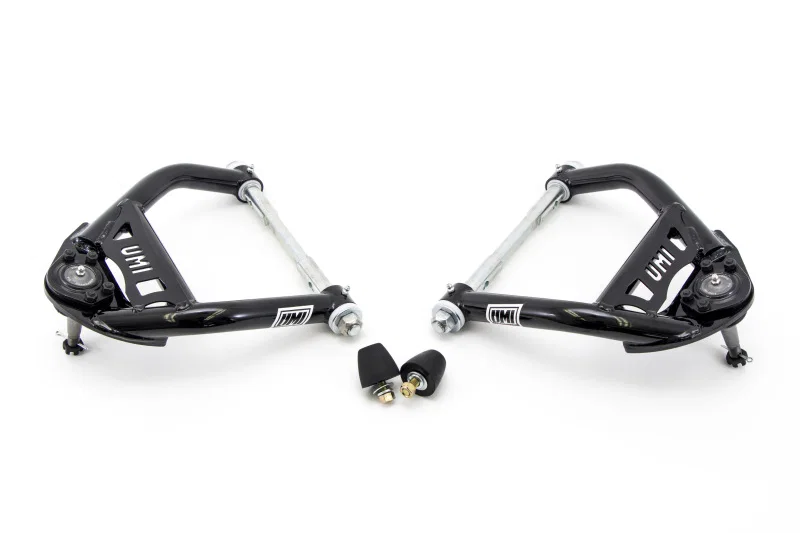 UMI Performance 4033-1-B, 64-72 A-Body Tubular Front Upper A-arms 1/2in Taller Ball Joints