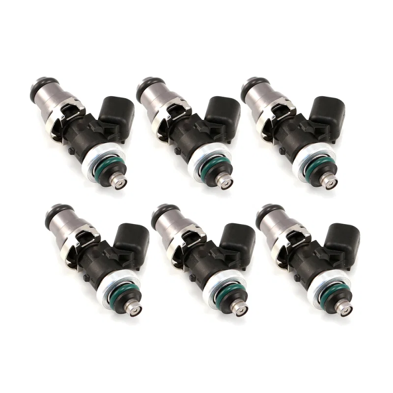 Injector Dynamics 1300.48.14.R35.6, 1340cc Injectors-48mm Length-14mm Grey Top-14mm L O-Ring(R35 Low Spacer)(Set of 6)