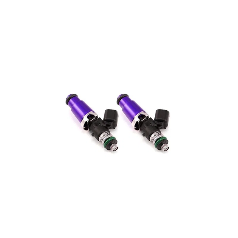 Injector Dynamics 1300.60.14.14.2, 1340cc Injectors - 60mm Length - 14mm Purple Top - 14mm Lower O-Ring (Set of 2)