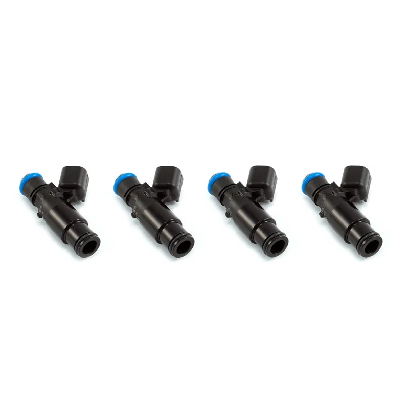 Injector Dynamics 1300.48.14.14B.4, 1340cc Injectors - 48mm Length - 14mm Black Bottom - 14mm Lower O-Ring (Set of 4)