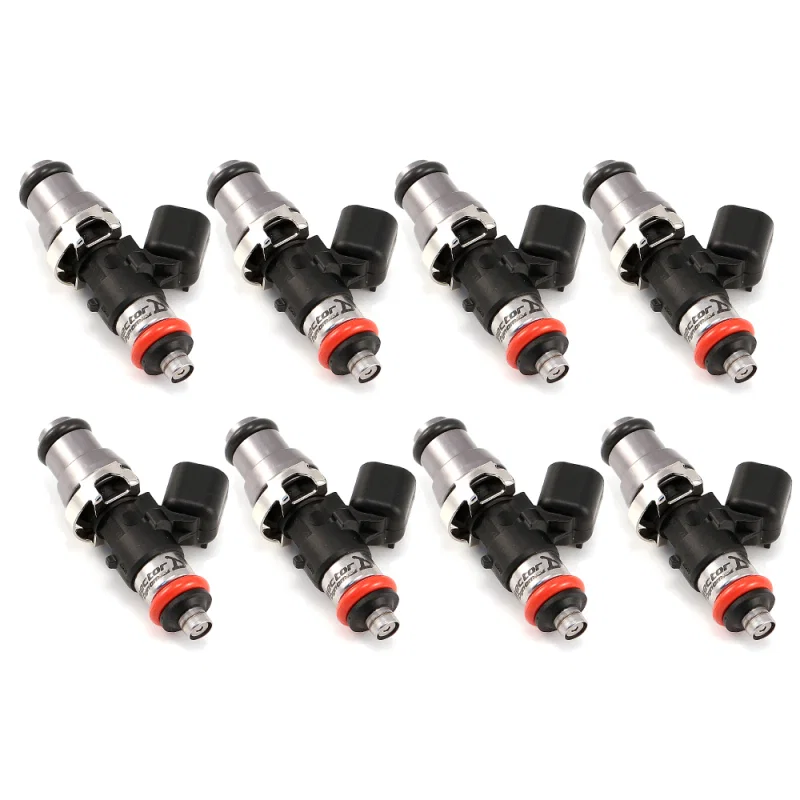 Injector Dynamics 1300.48.14.15.8, 1340cc Injectors-48mm Length - 14mm Grey Top - 15mm (Orange) Low O-Ring (Set of 8)