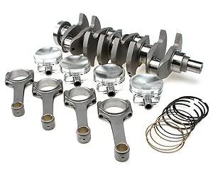 Brian Crower BC0209, Nissan SR20DE(T) Stroker Kit 91mm Stroke Billet Crank H-Beam Rod (5.366) Custom Pistons