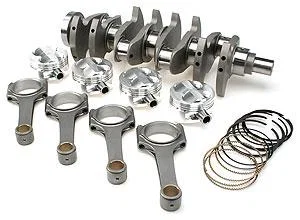 Brian Crower BC0068, Honda F20C/F22C Stroker Kit - 97mm Stroke Billet Crank BC625+ Rods (5.893) Custom Pi