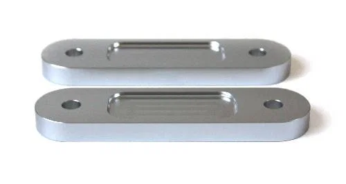 BLOX Racing BXSS-20354-12-SI, Honda S2000 Racing Front 12mm Thin Spacer Bump Steer Kit - Silver (Lowered 1in and more)