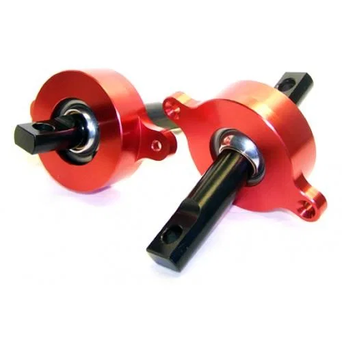 BLOX Racing BXSS-20300-RD, Rear Trailing Arm Bushing Kit Red - 88-00 Honda Civic / 90-01 Acura Integra