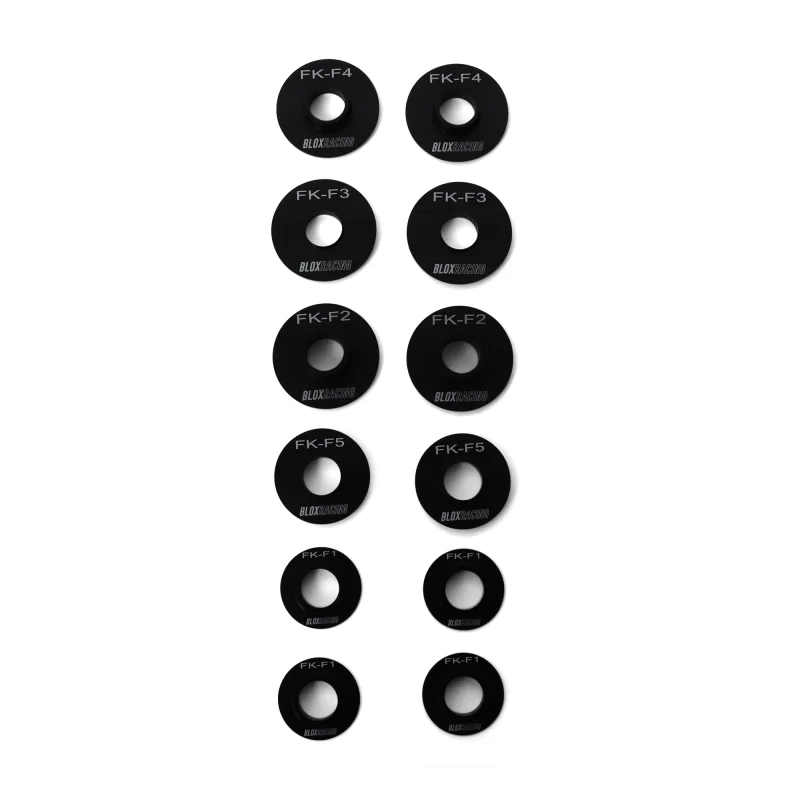 BLOX Racing BXSS-20605, 16-21 FK Civic - Front - 12 Pieces Subframe Hard Collar Kit