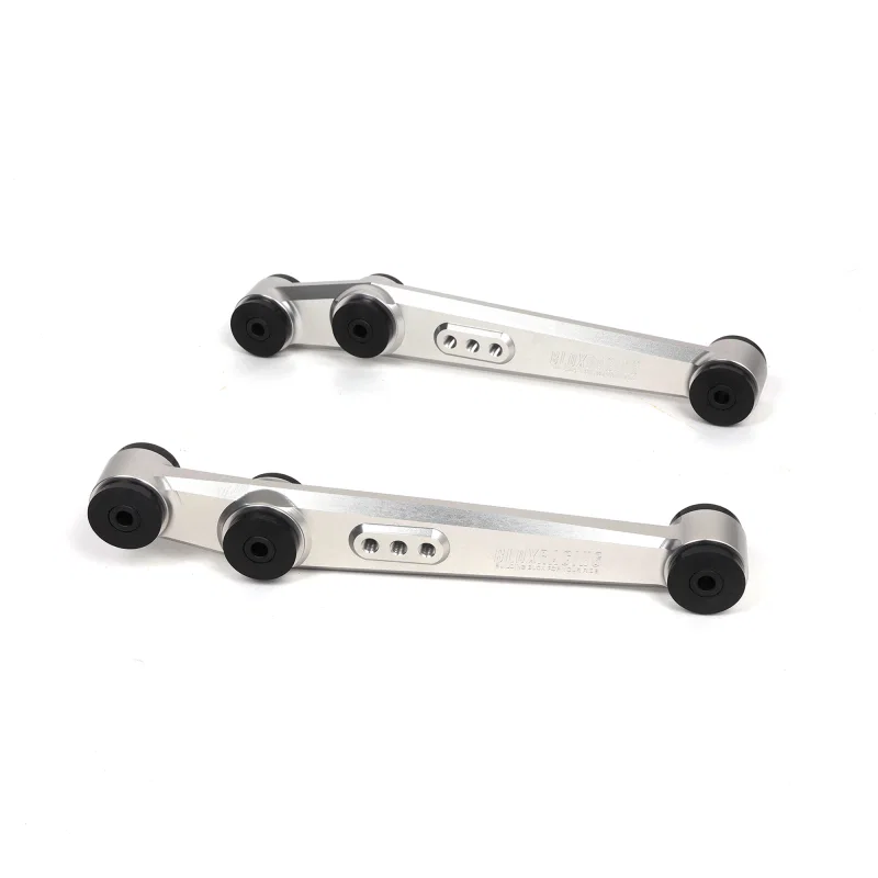 BLOX Racing BXSS-21203-RAW-V2, 90-01 Integra, 89-95 Civic, CRX, Del Sol V2 Billet Rear LCA Poly Bushings - Raw