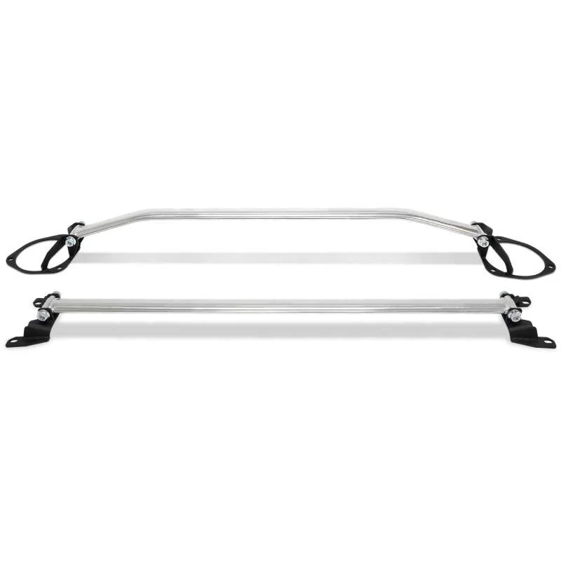 BLOX Racing BXSS-50022-FR-RR, 2015+ Subaru WRX STI - Without Holes Front And Rear Strut Tower Bars
