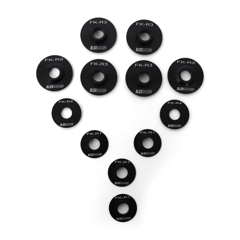 BLOX Racing BXSS-20606, 16-21 FK Civic - Rear - 12 Pieces Subframe Hard Collar Kit