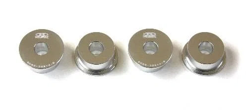 BLOX Racing BXSS-20614-SI, Honda S2000 Steering Rack Rigid Bushing Kit - Silver