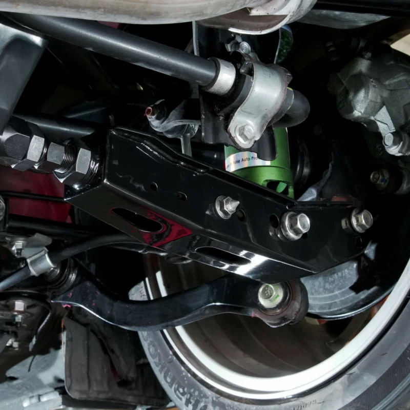 BLOX Racing BXSS-50010-BK, Rear Lower Control Arms - Black (2013+ Subaru BRZ/Toyota 86 / 2008-2023 Subaru WRX/STI)