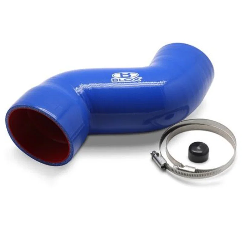 BLOX Racing BXFL-50210-BL, 08-14 WRX / 08-20 STi Air Box Intake Hose - Blue