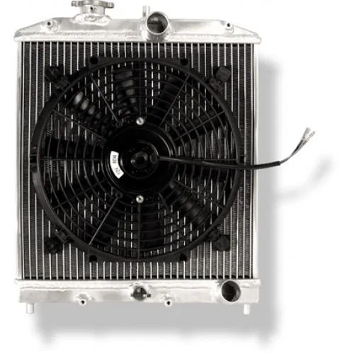 BLOX Racing BXCC-00101, 1992-2000 Honda Civic - 1/2 Core 2 Row Radiator
