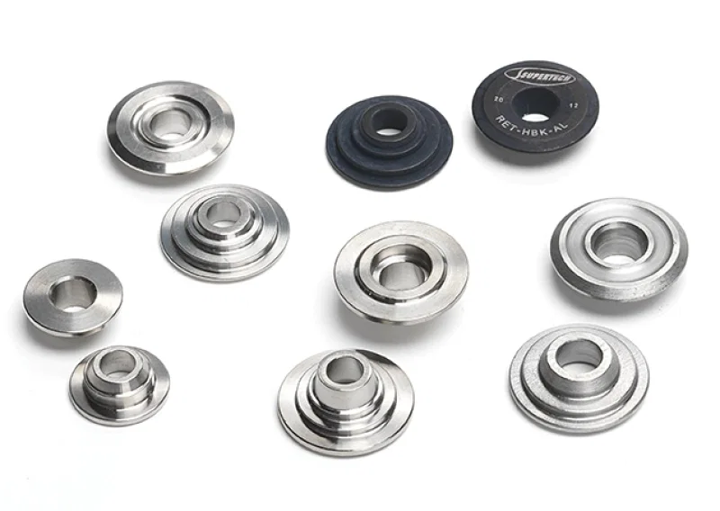 Supertech RET-021-STEEL, VW VR6 Chrome Moly Steel Retainer for 7mm Valves Stem Triple Groove