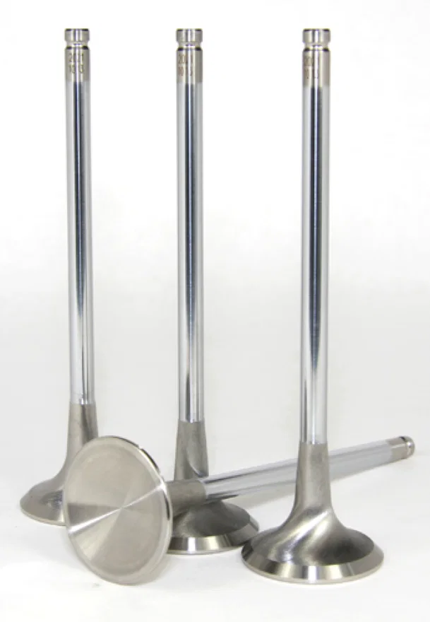 GSC Power Division 2027-8, P-D 4B11T Chrome Polished Super Alloy Exhaust Valve - 30mm Head (+1mm) - SET 8