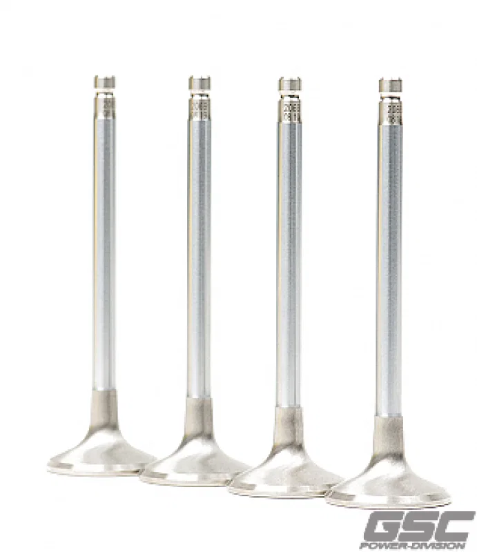 GSC Power Division 2069-01, P-D Toyota 2JZ 30.0mm Head (+1mm) 6.6mm Stem Chrome Alloy Polished Exhaust Valve - Single
